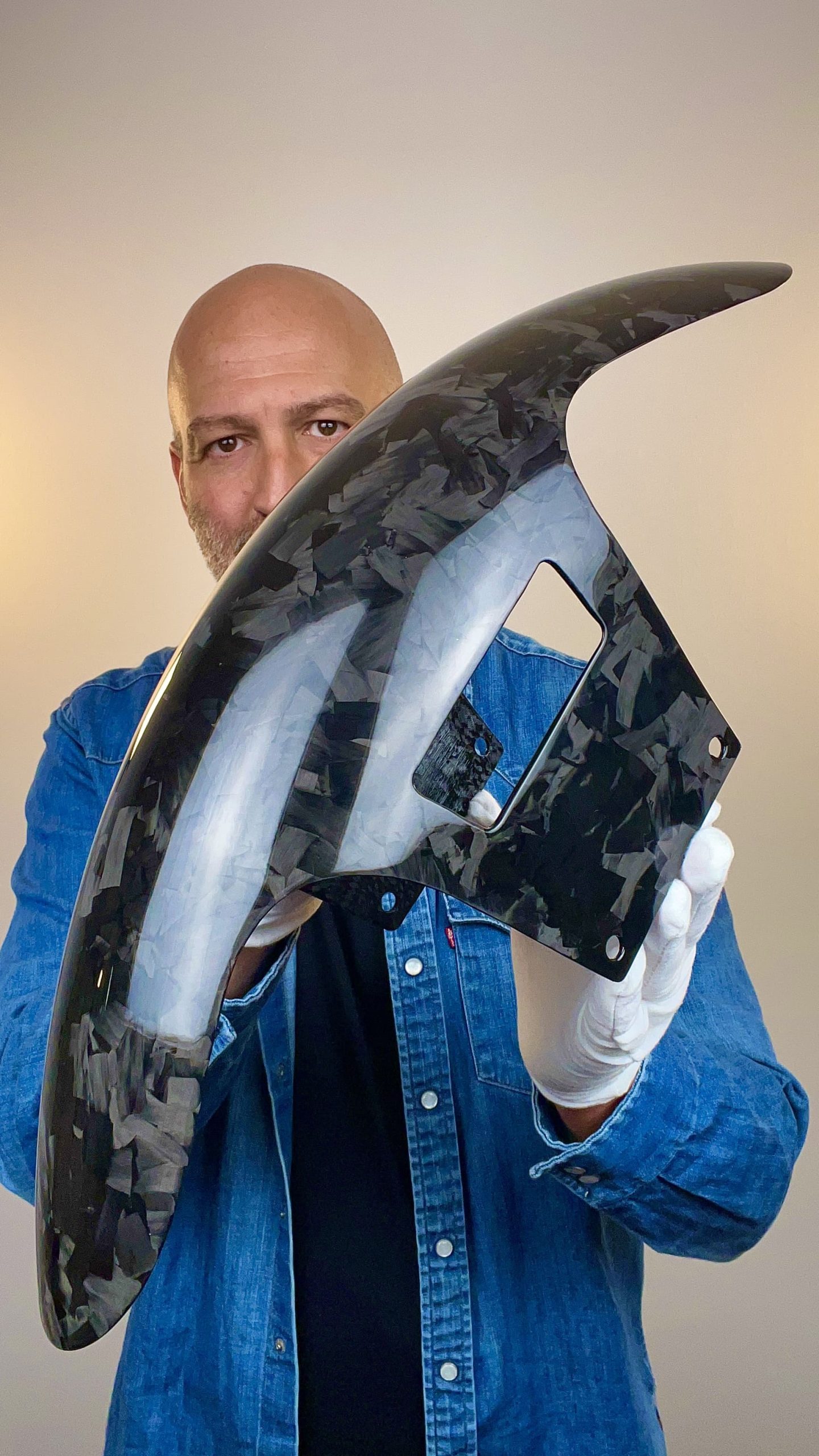 Art.GPone Race Series - Premium Quality Carbon Fiber 19''Narrow Short Front Fender