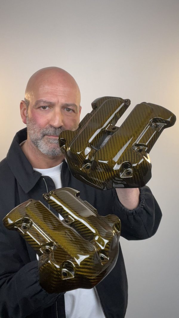 Art.Milwaukee 8.1 - Premium Quality Carbon Fiber M8 Rocker Box Covers (Sold in Pairs)