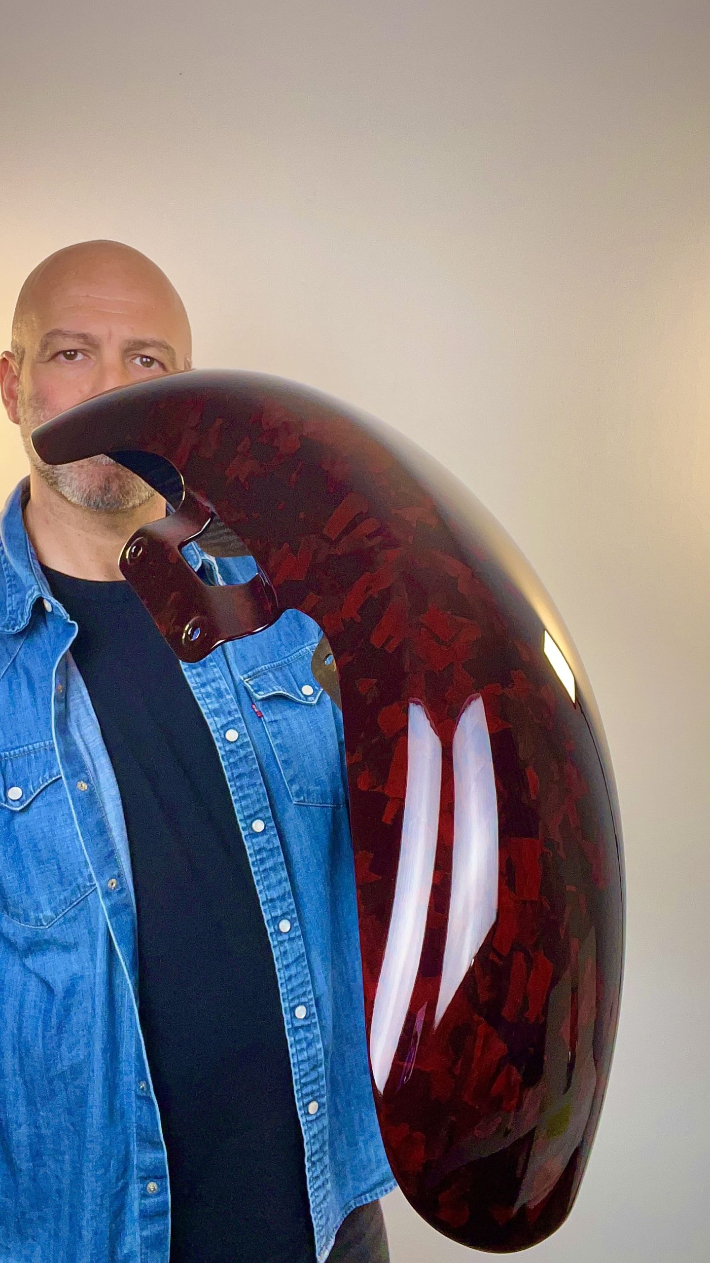 Art.WCR - Premium Quality Carbon Fiber 19"Front Fender OEM Style for 2024 and Up Touring