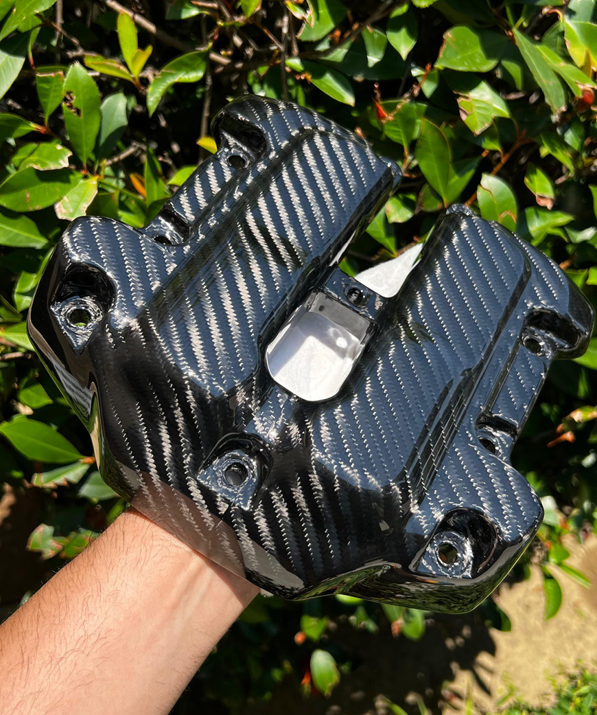 Art.Milwaukee 8.1 - Premium Quality Carbon Fiber M8 Rocker Box Covers (Sold in Pairs)