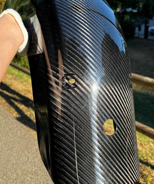 Art.Mugello - Premium Quality Carbon Fiber Rear Fender Stock Style For Use With OEM Tail Light