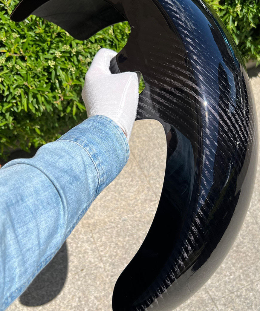 Art.Monza - Premium Quality Carbon Fiber 19"Wrapped Front Fender