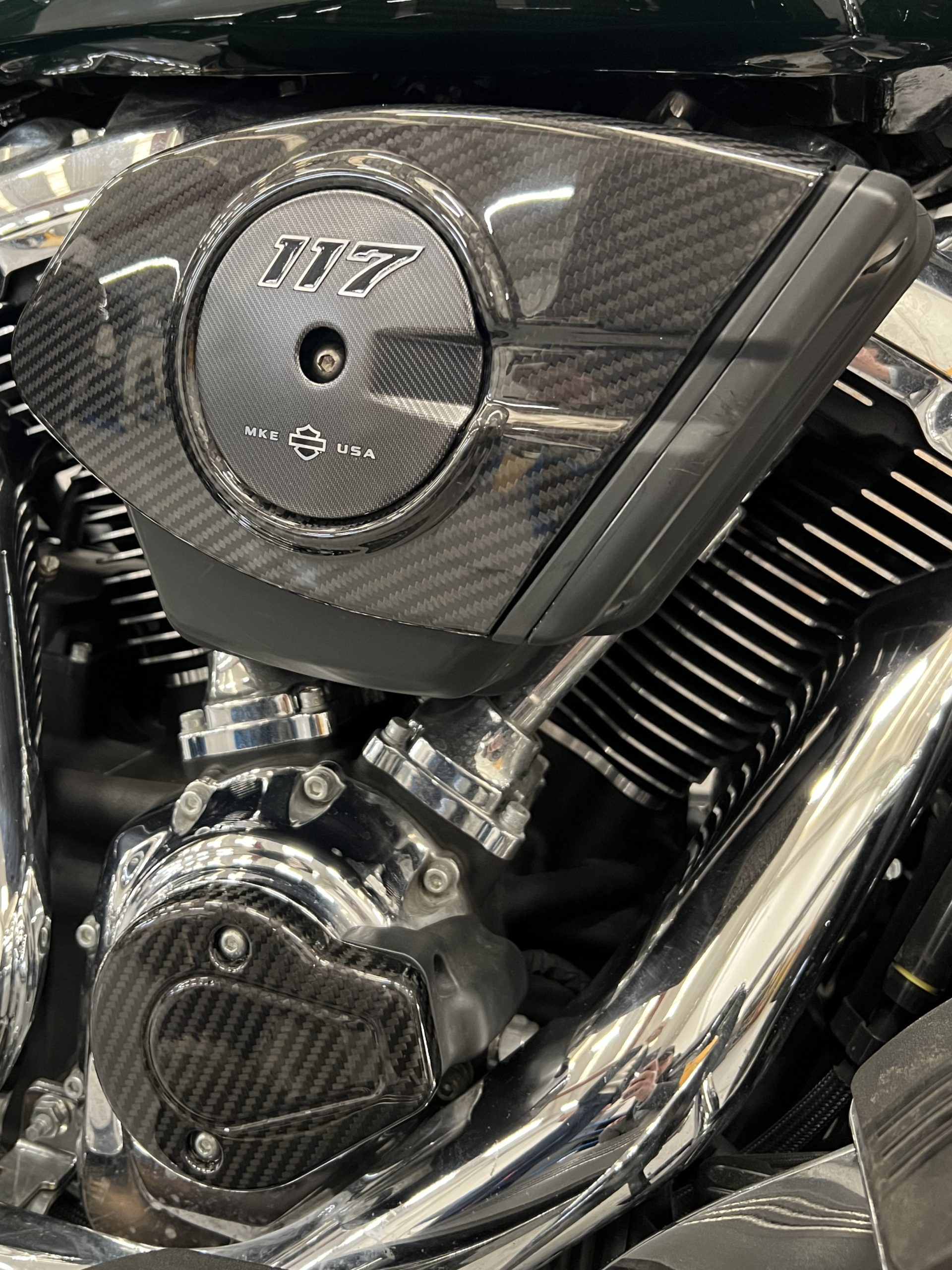 Art.Rivale - Premium Quality Carbon Fiber OEM Air Filter Cover 117" Road Glide and Street Glide - Image 5