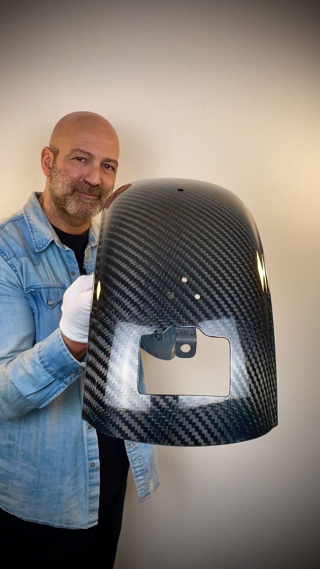 Art.Velarium - Premium Quality Carbon Fiber Rear Fender For Softail Low Rider S and ST