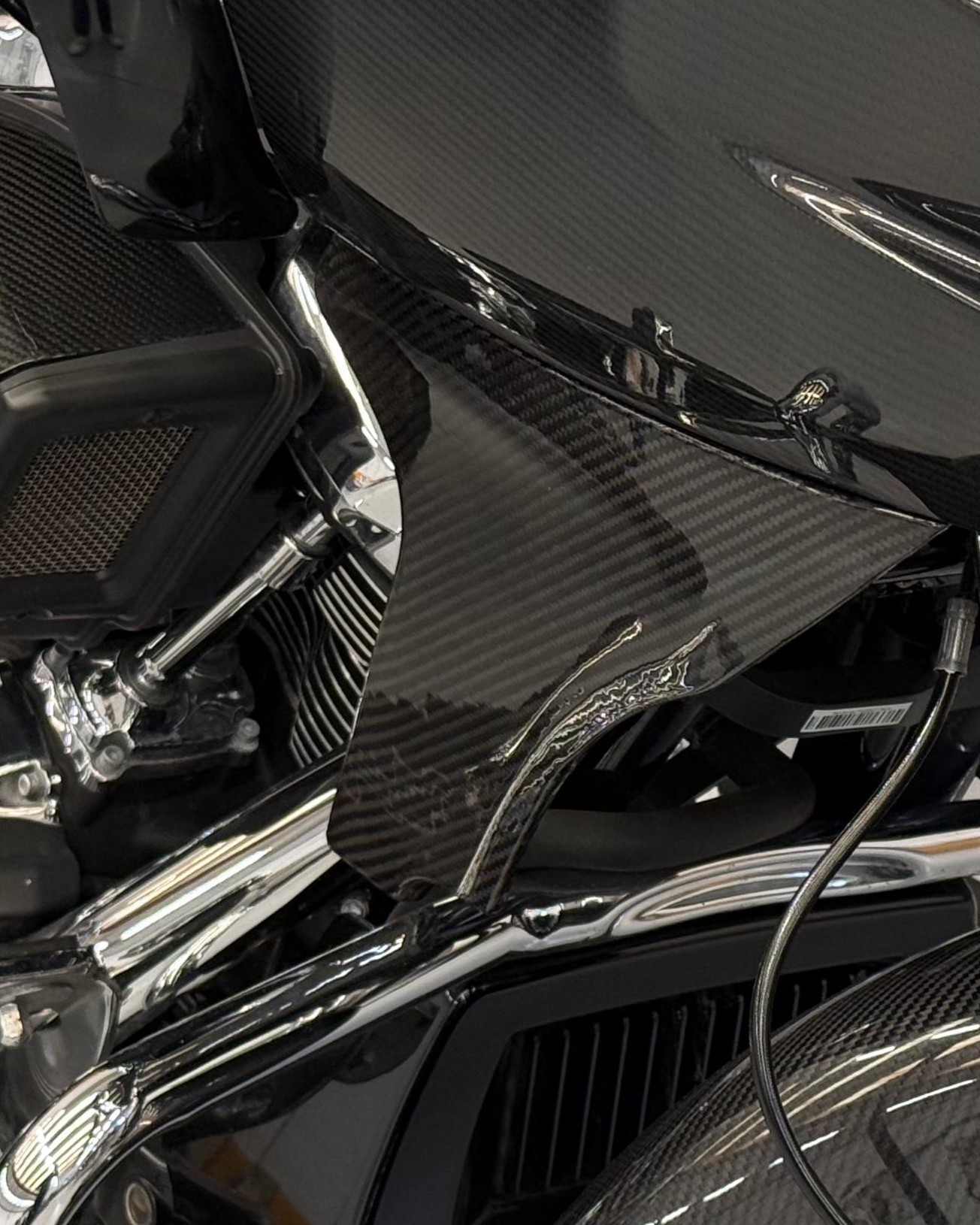 Art.1000 Miglia - Premium Quality Carbon Fiber Lowers Fairing for 2023.5 and Up Road Glide - Image 3