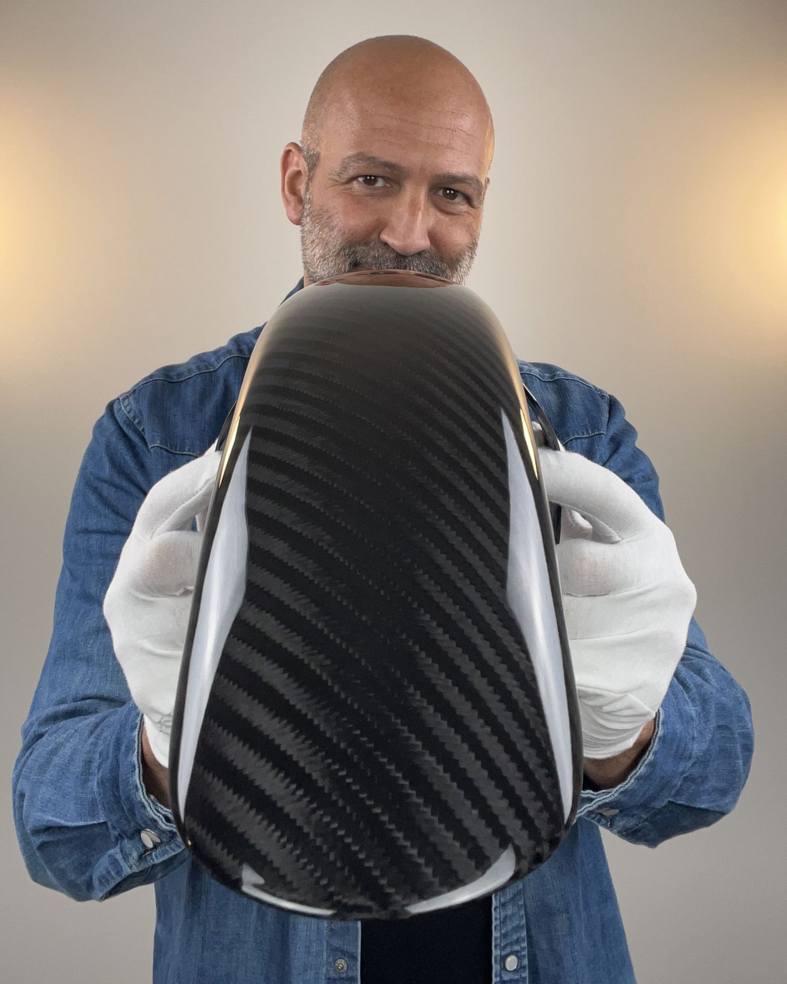 Art.Diablo - Premium Quality Carbon Fiber 19" Front Fender For 2006 To 2017 Dyna Models - Image 5