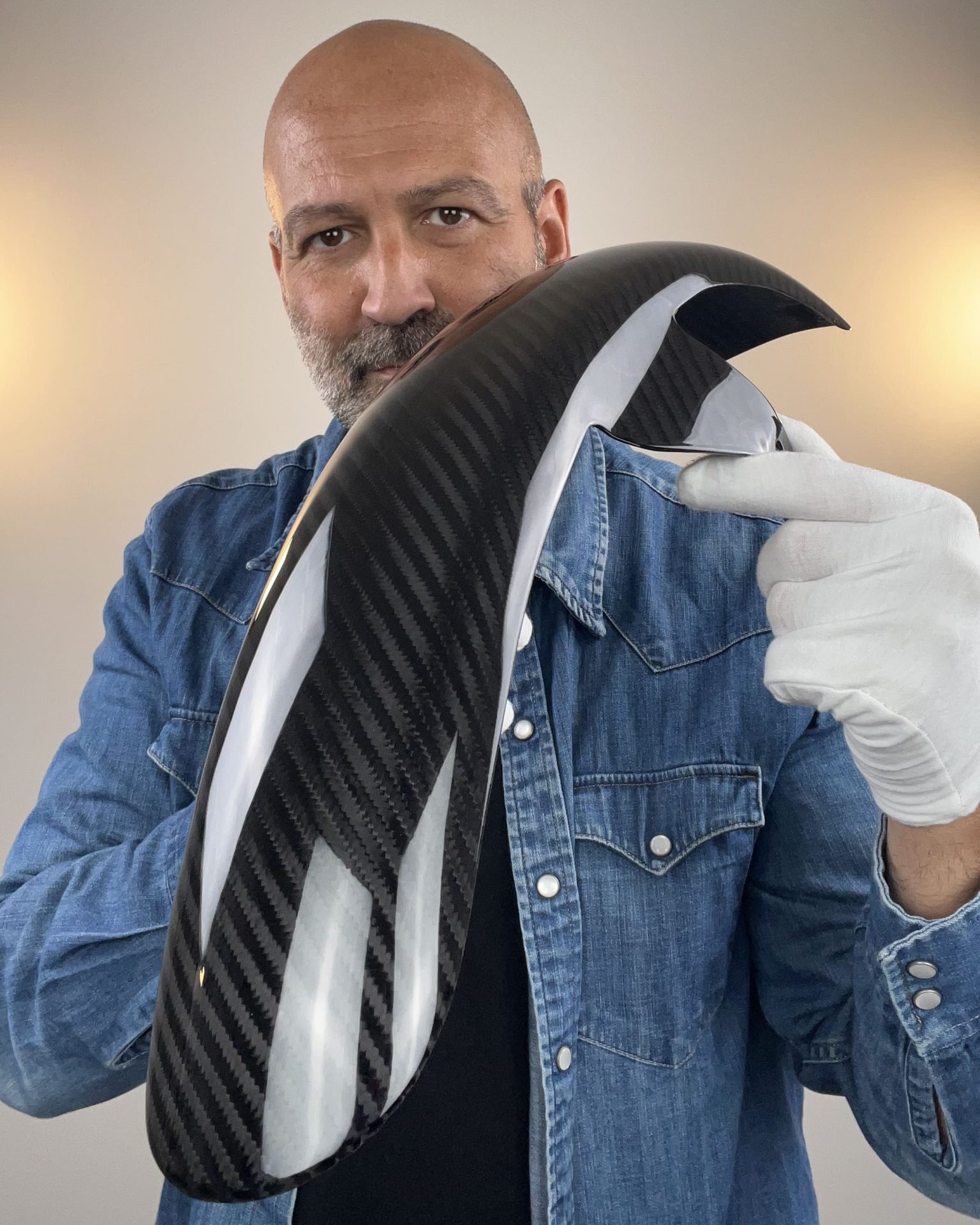 Art.Diablo - Premium Quality Carbon Fiber 19" Front Fender For 2006 To 2017 Dyna Models - Image 6