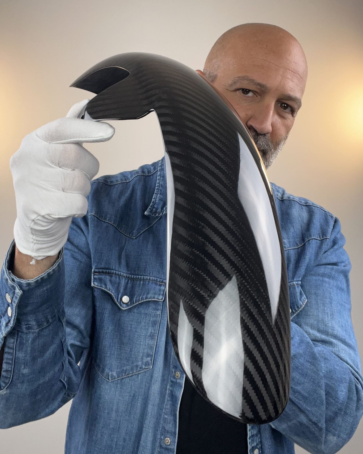 Art.Diablo - Premium Quality Carbon Fiber 19" Front Fender For 2006 To 2017 Dyna Models - Image 7