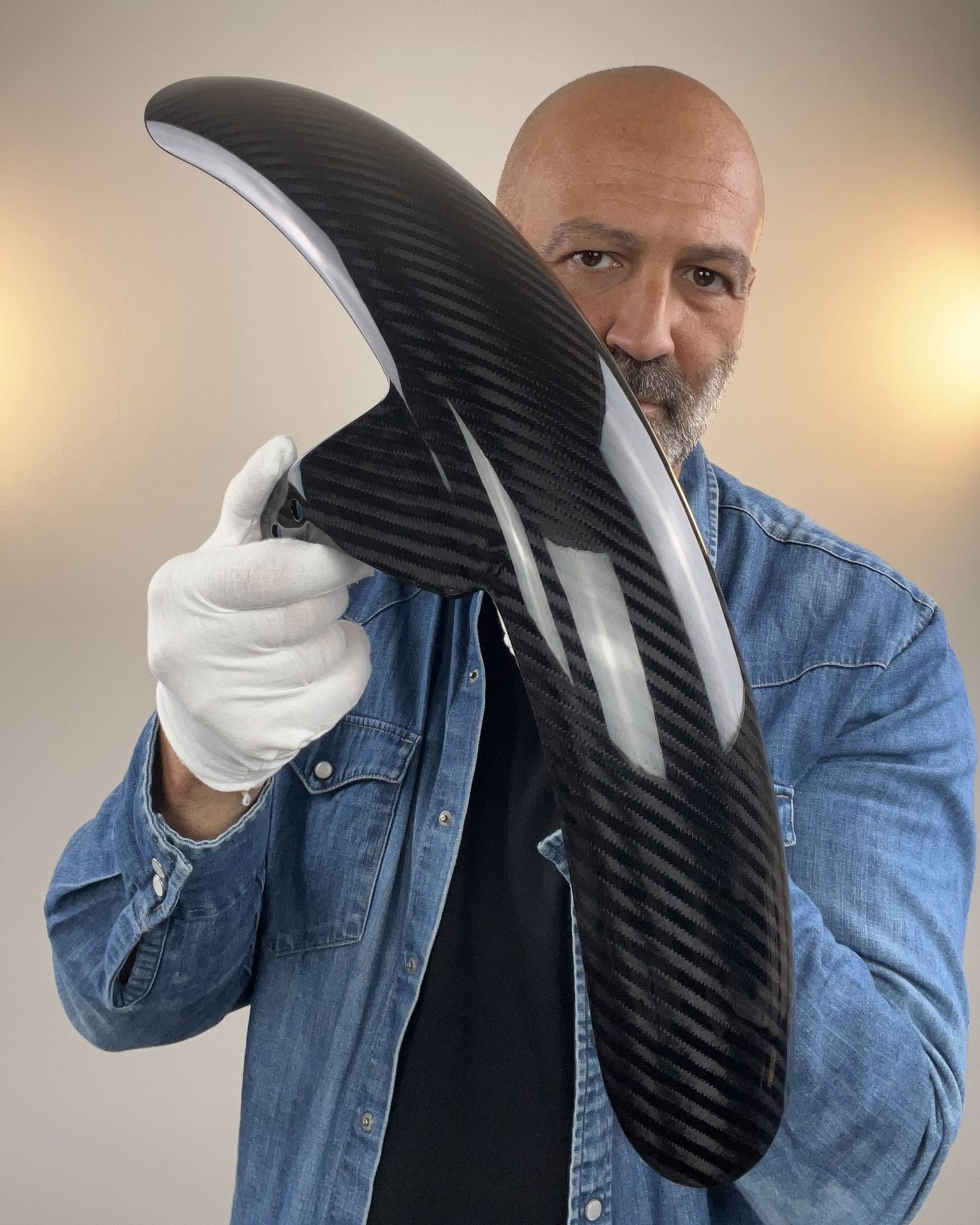 Art.Diablo - Premium Quality Carbon Fiber 19" Front Fender For 2006 To 2017 Dyna Models - Image 11