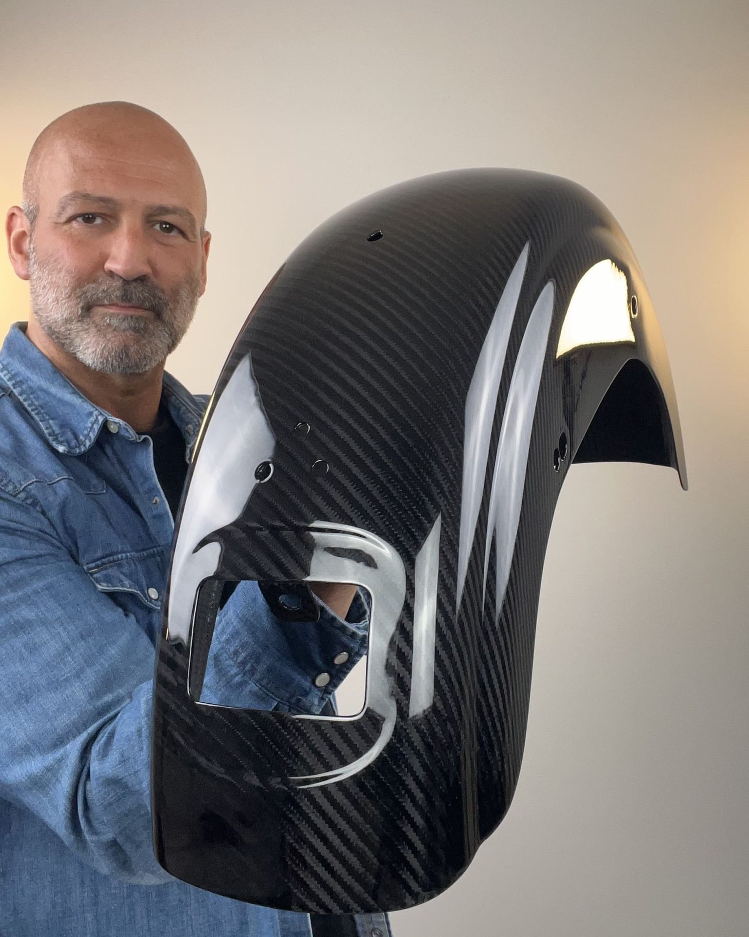 ART.GP2 - Premium Quality Carbon Fiber Rear Fender For Dyna 2006 To 2017 Models - Image 2