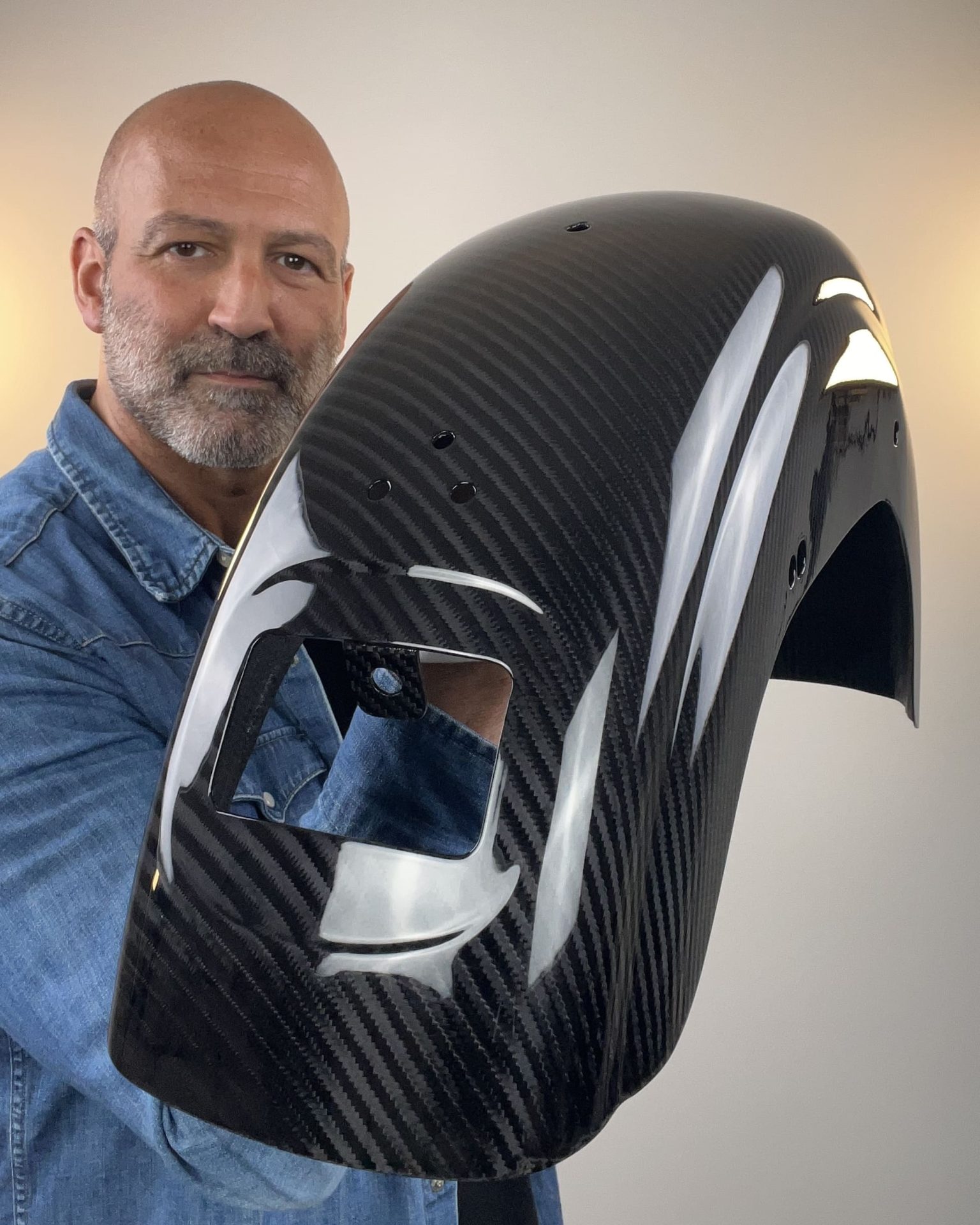 ART.GP2 - Premium Quality Carbon Fiber Rear Fender For Dyna 2006 To 2017 Models - Image 3