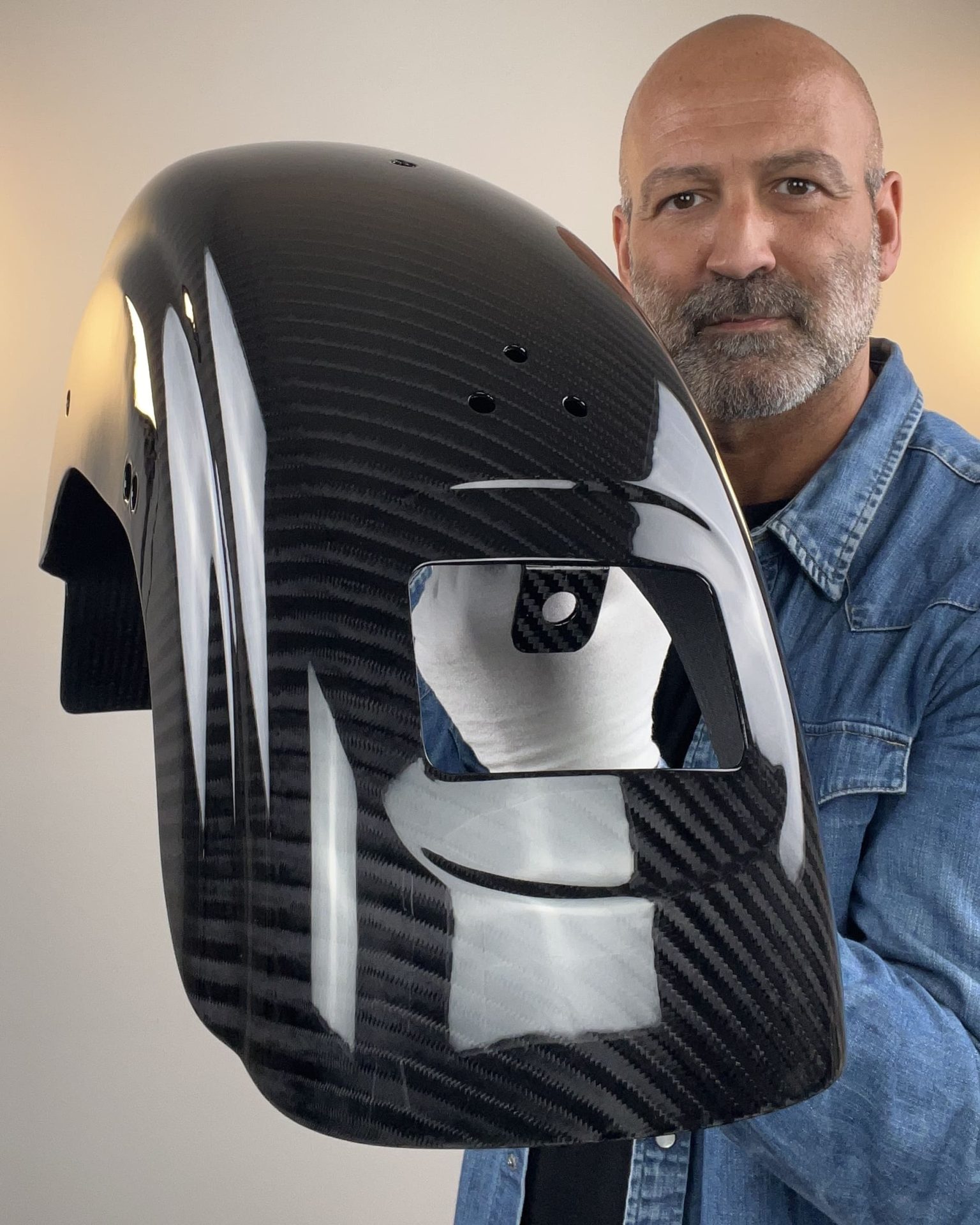 ART.GP2 - Premium Quality Carbon Fiber Rear Fender For Dyna 2006 To 2017 Models - Image 4