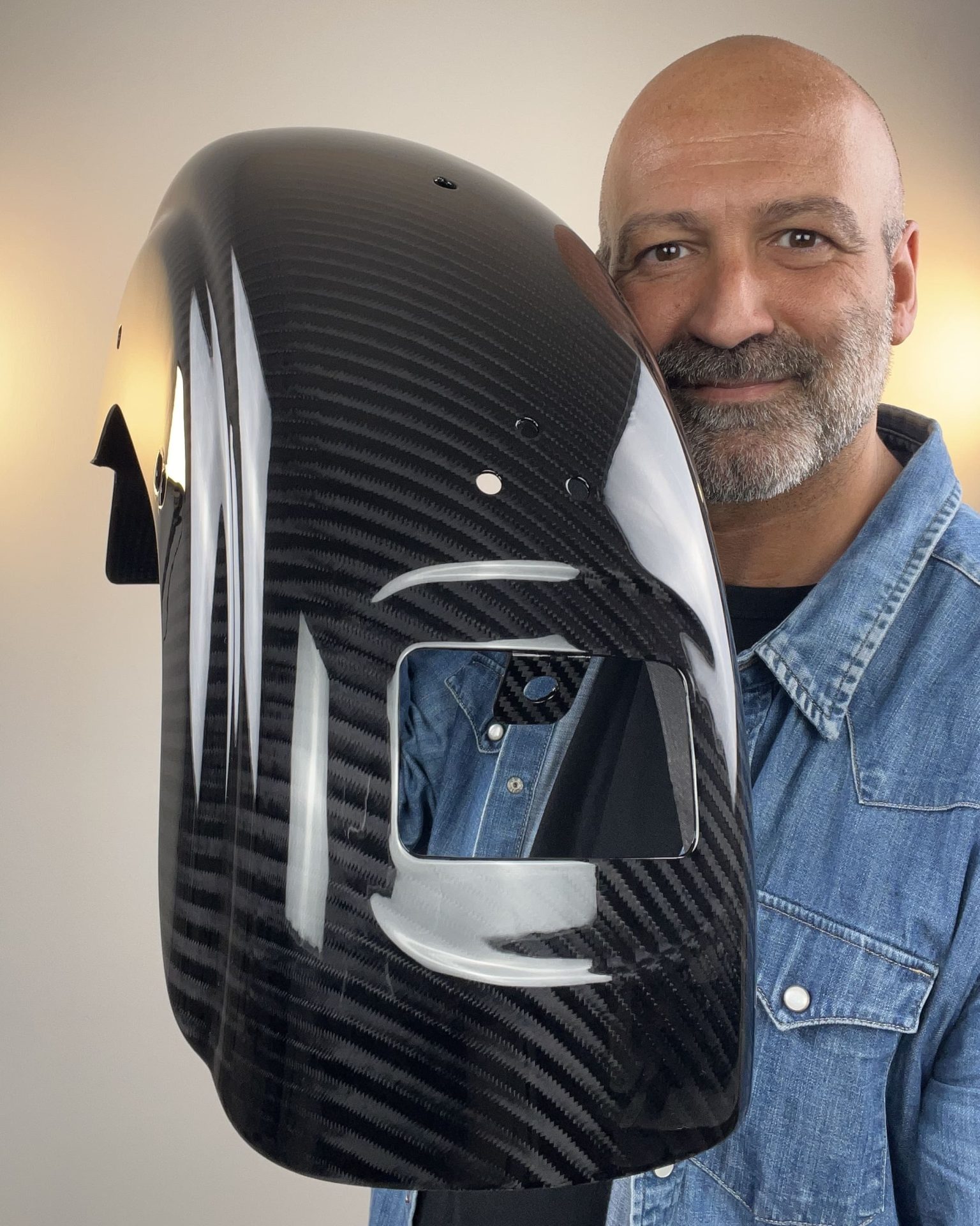 ART.GP2 - Premium Quality Carbon Fiber Rear Fender For Dyna 2006 To 2017 Models